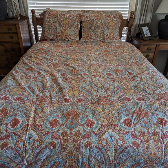 Pottery Barn Bedding Pottery Barn Caesarea Paisley Duvet Cover